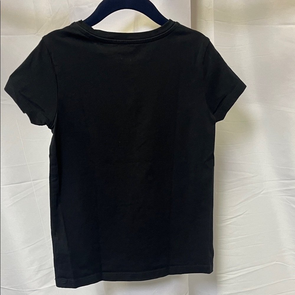 Disney kids Black Tee 'Girls Support Girls' Print princess images small (6-7) - Picture 2 of 5